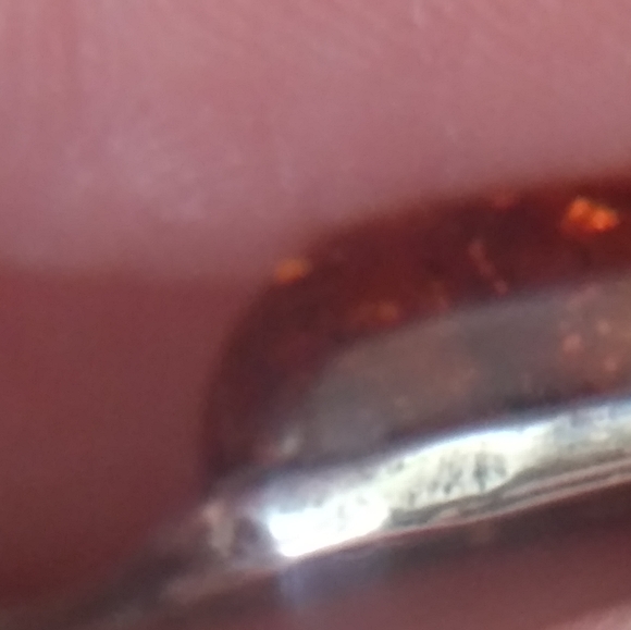 Vintage Sterling & Baltic Amber Kangaroo Brooch - Picture 5 of 5